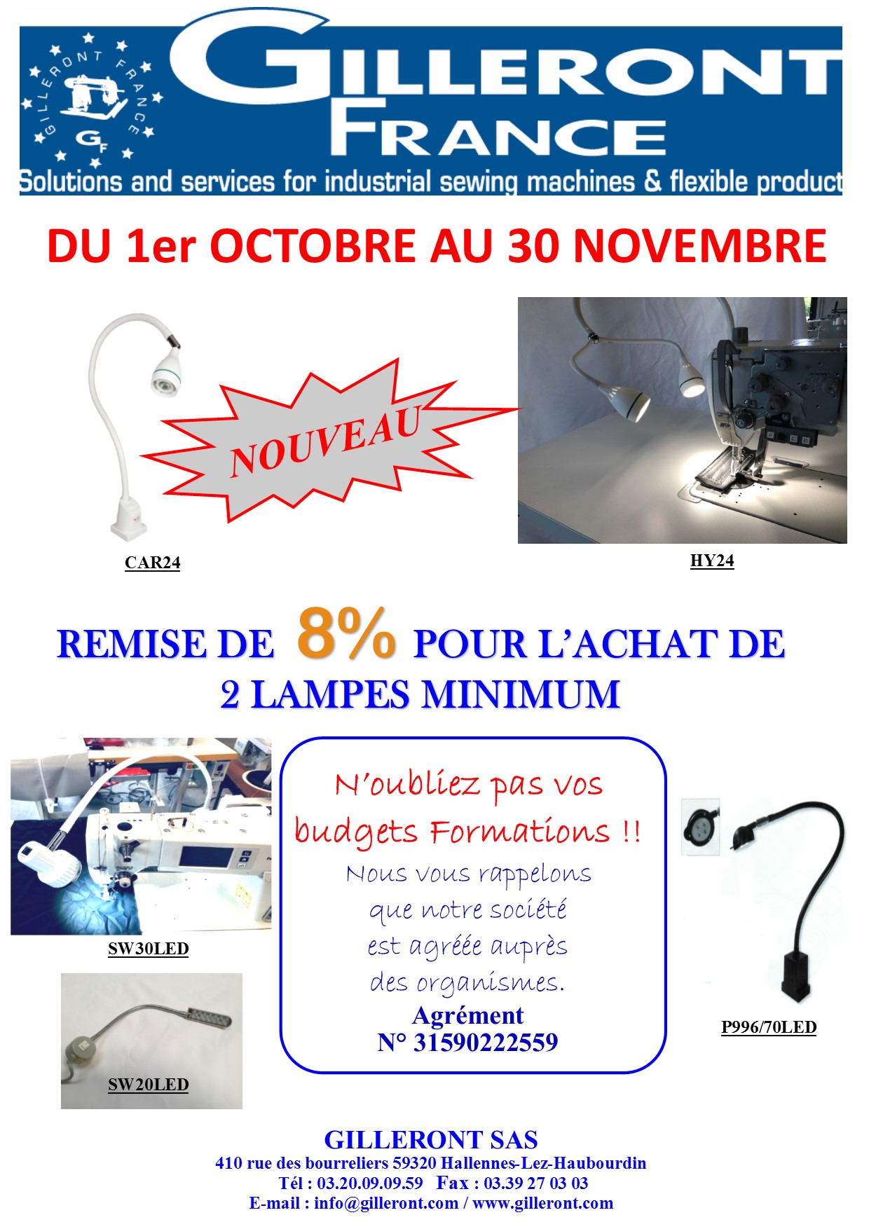 PROMO LAMPES OCT NOV 2019