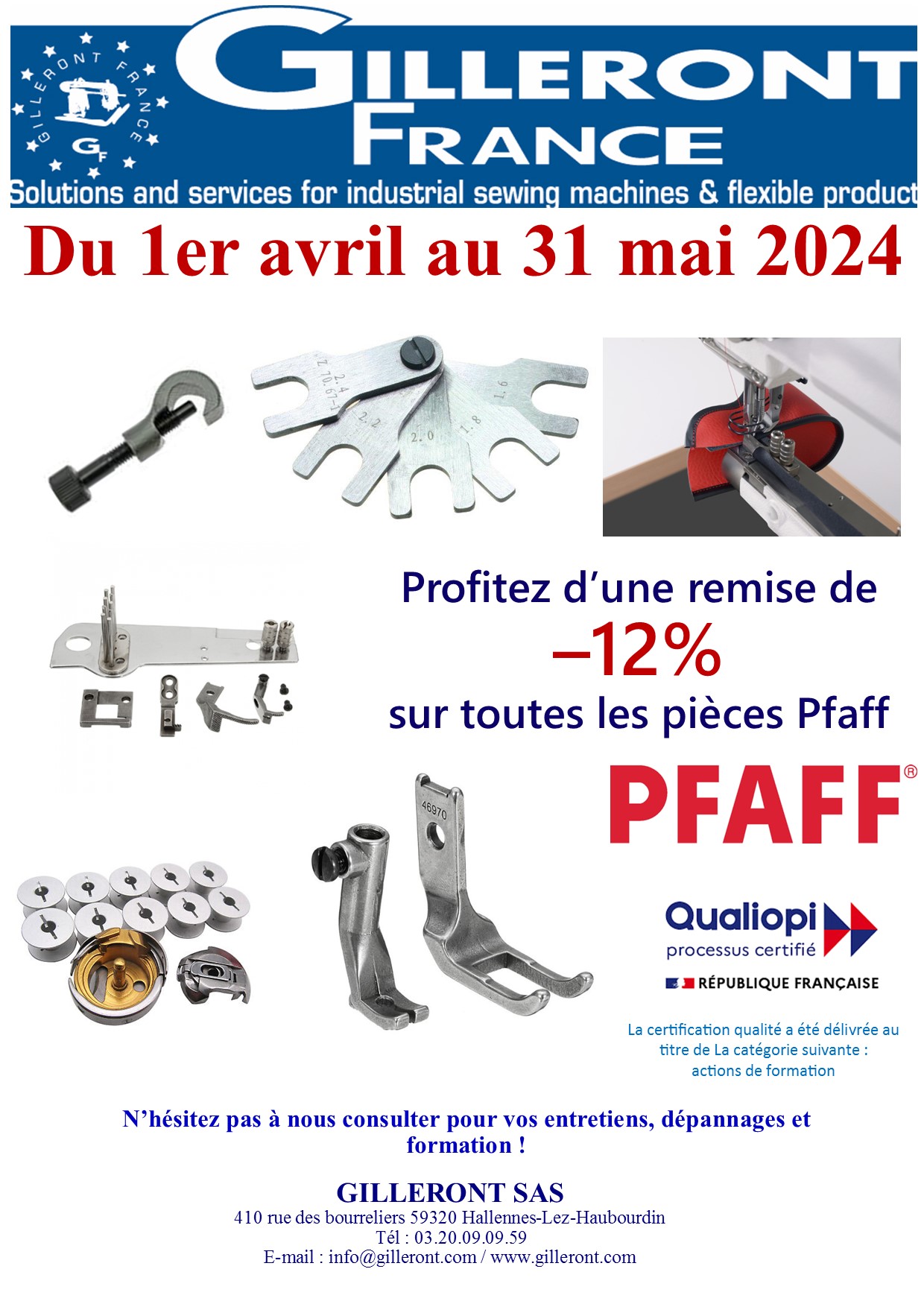 PROMO PFAFF AVRIL MAI 2024