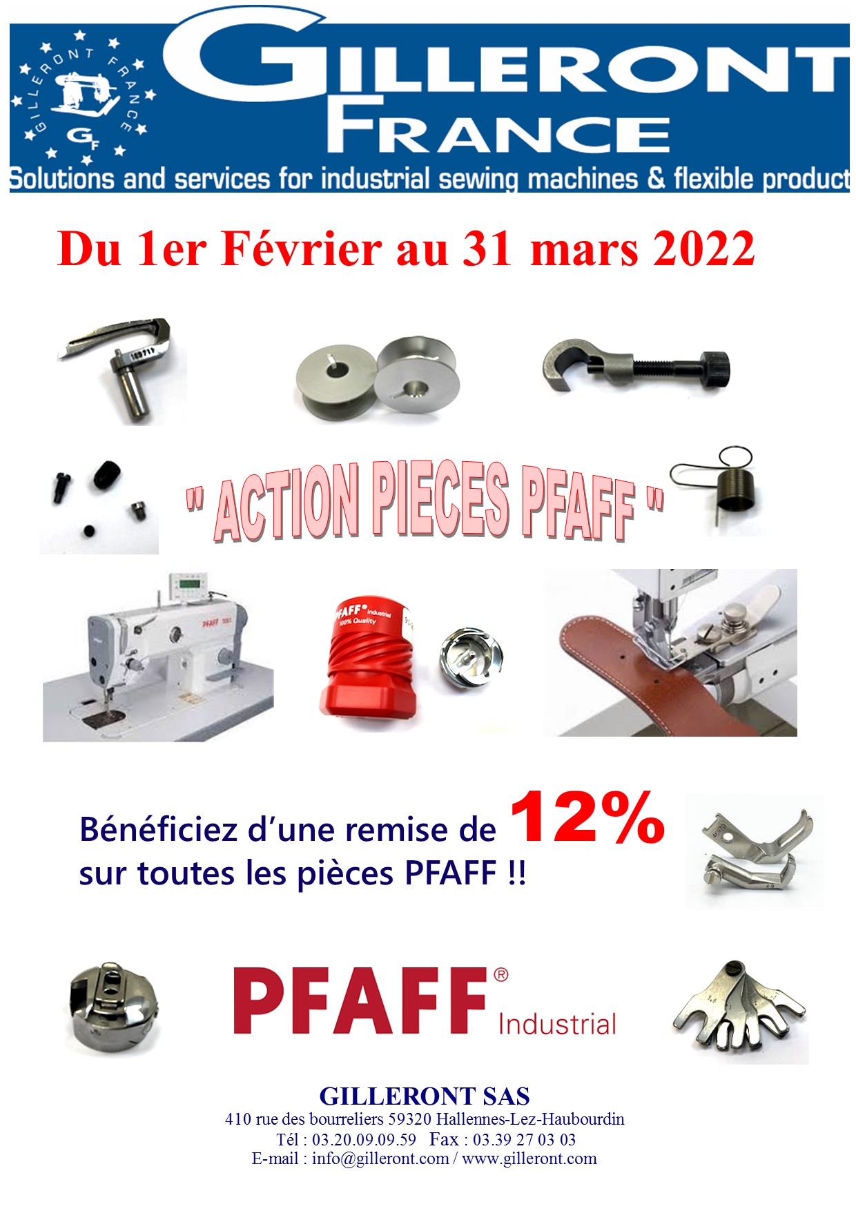 PUBLICITE PFAFF FEVRIER MARS 2022