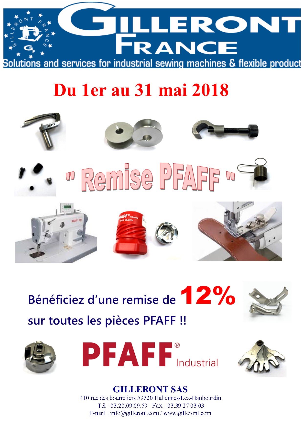 PUBLICITE PFAFF MAI 2018